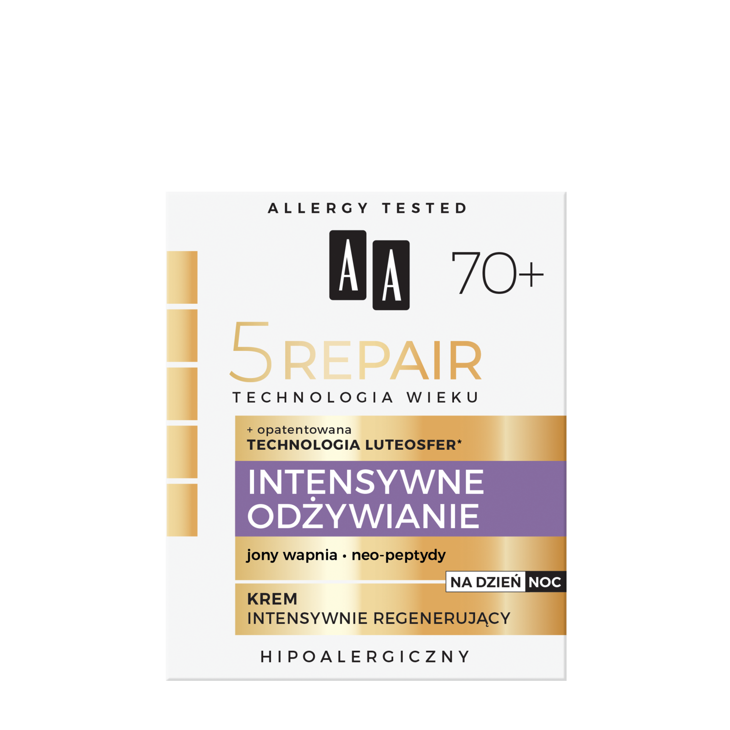 AA krém 70+ Intenzív táplálás nappali és éjszakai használatra 50ml Age Technology 5Repair