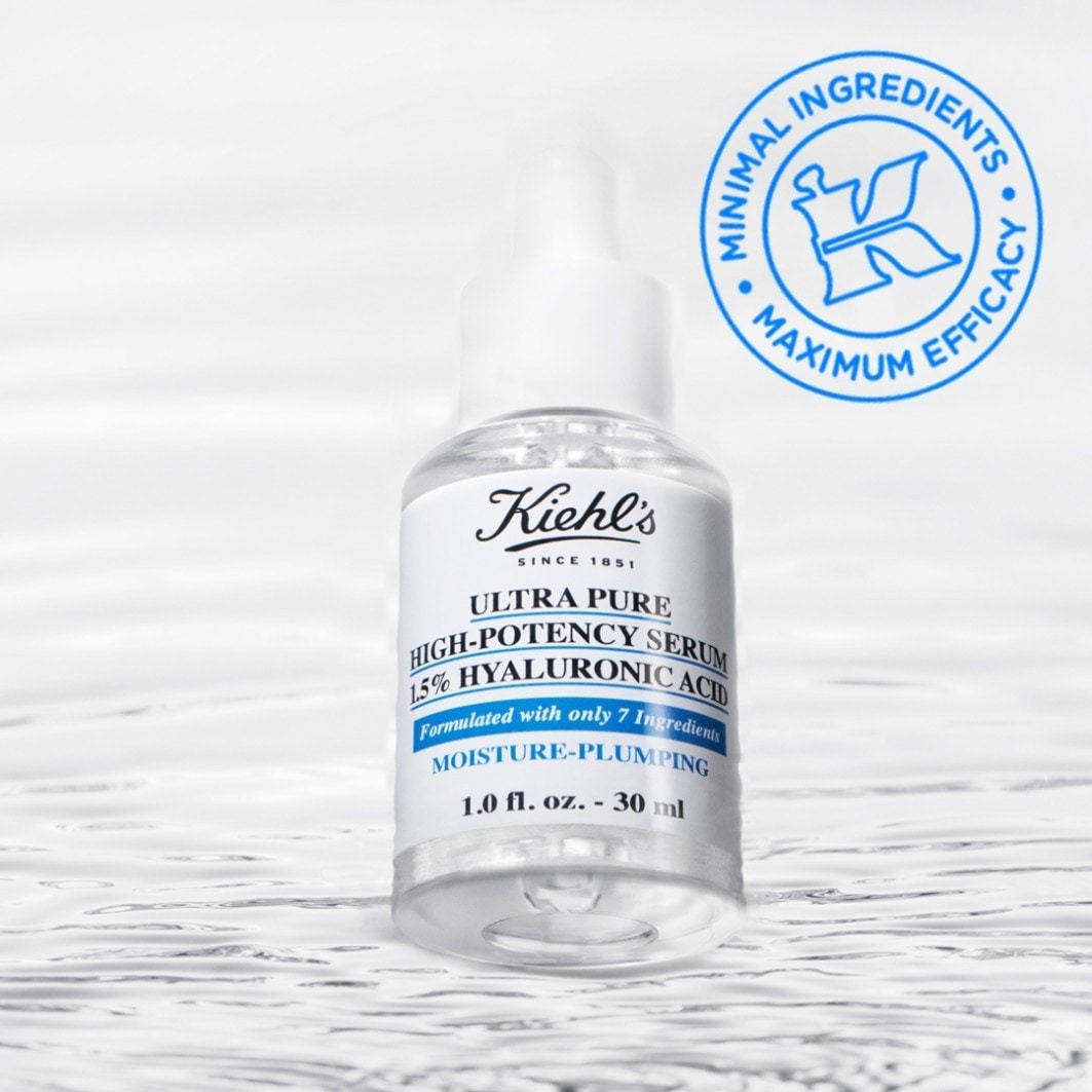 Kiehl'sov serum s hialuronsko kislino Pure Serum Ultra Pure High-Potency Serum 1,5 % hialuronska kislina – 30 ml