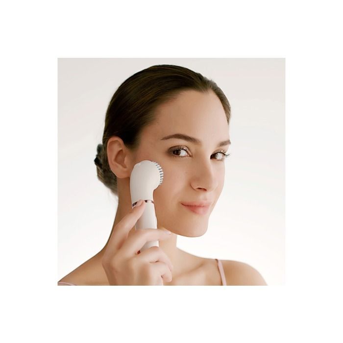 Braun FaceSpa Pro 911 Cordless Facial Hair Remover, White-Bronze