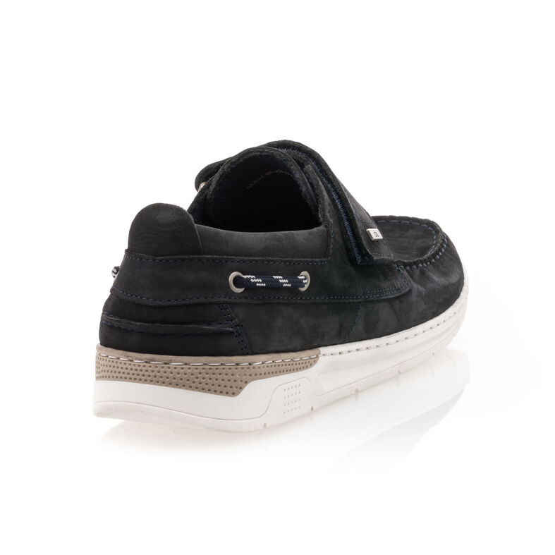 Blauwe loafers/bootschoenen voor heren
