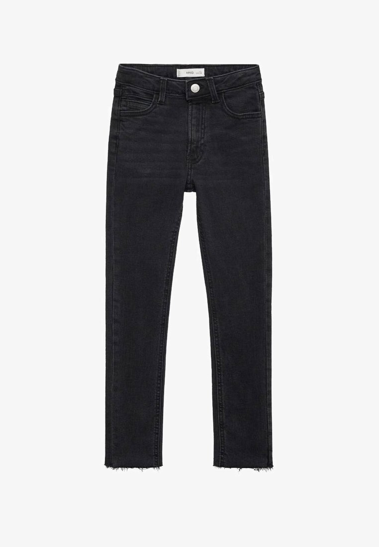 Mango Kids Slim fit jeans - zwarte denim