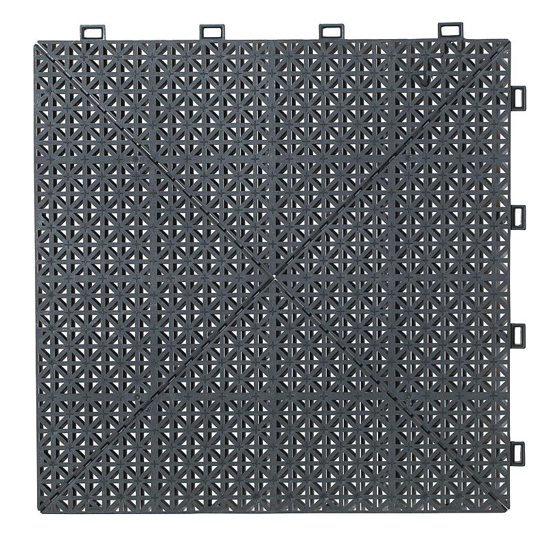 Golvplattor 6-pack 30x30 cm, mörkgrå