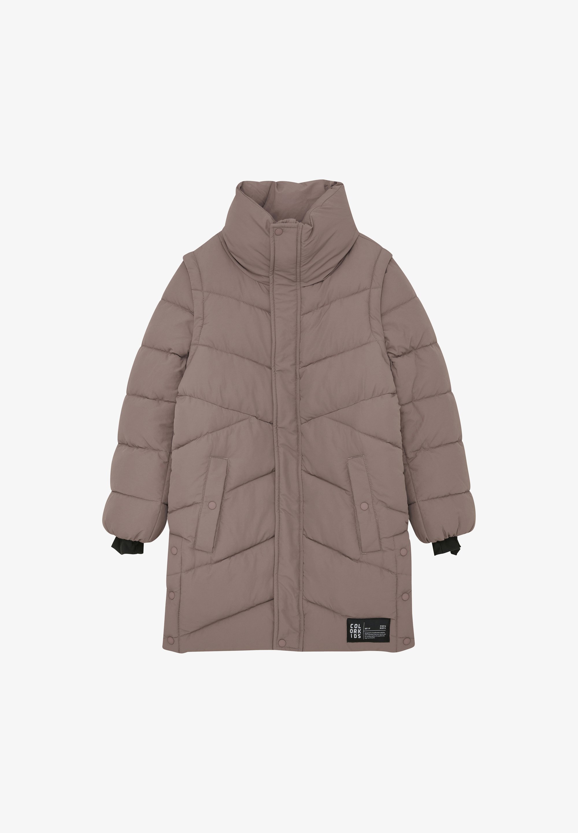 Color Kids COJr. Jacket/West Quilt lungo - Cappotto invernale - corna di cervo