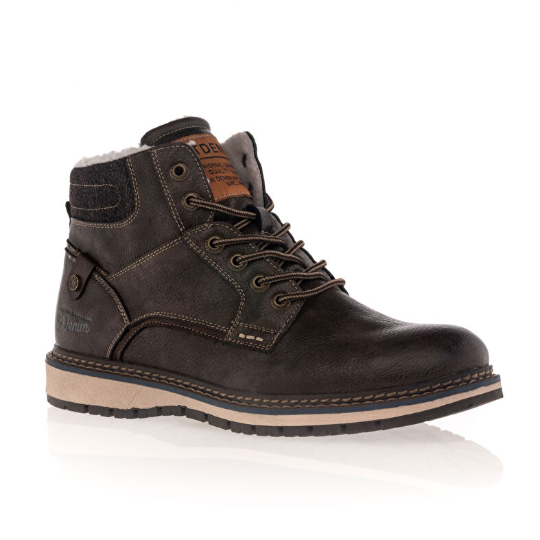 Graue Herrenstiefel / Stiefeletten