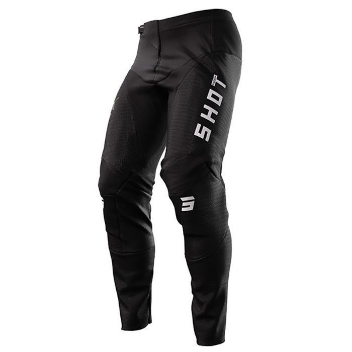 Pantalon moto cross SHOT RACE GEAR Speck Black Neon Yellow