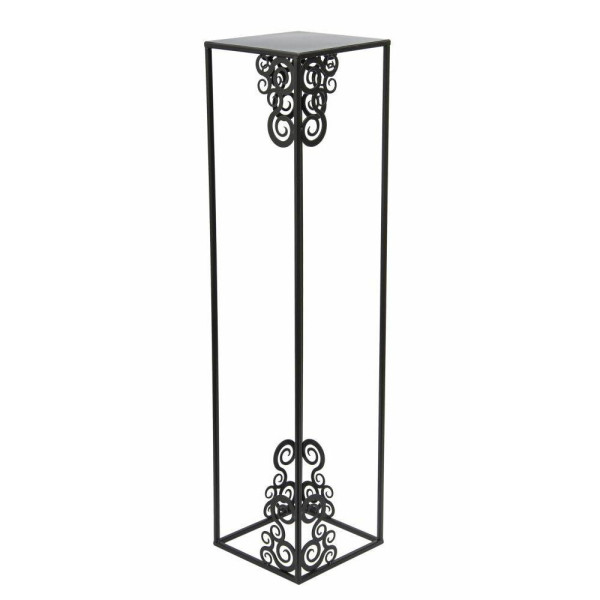 Nowoczesny stojący kwietnik 80 cm czarny LOFT
