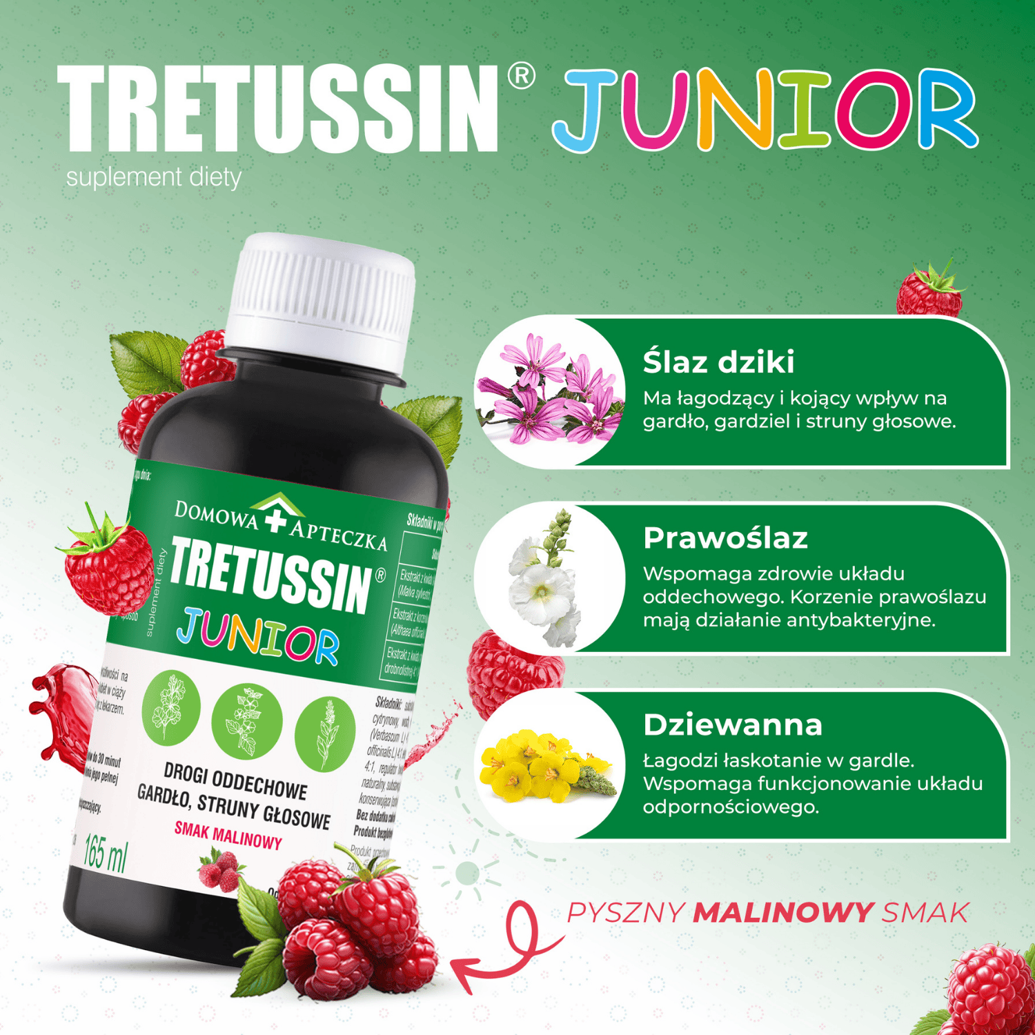 Tretussin Junior pirmās palīdzības komplekts mājās