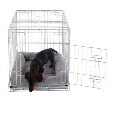 Hyggepude til hundetransport og bur - Grå