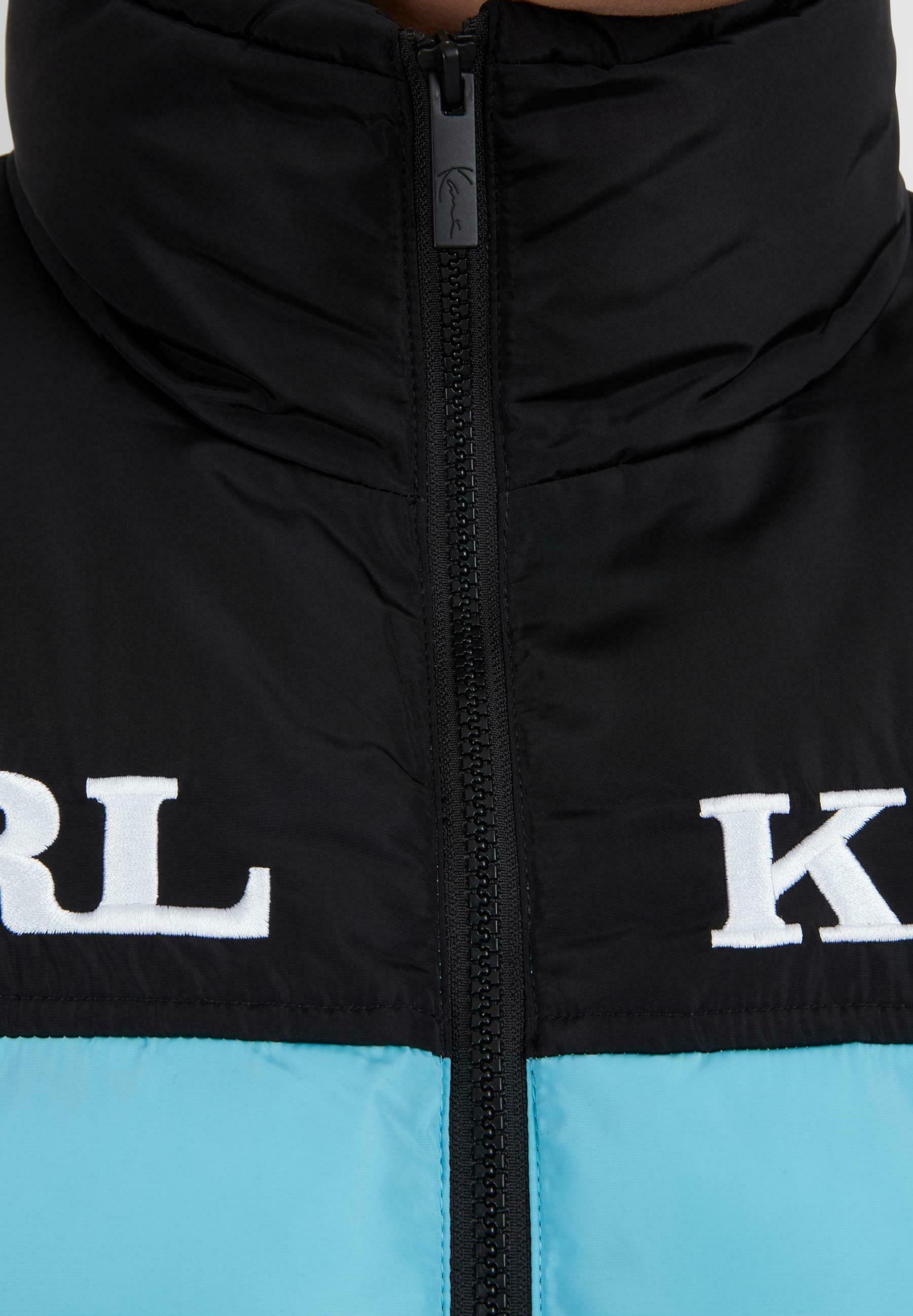 RETRO ESSENTIAL PUFFER - Vinterjakke - blå/svart Karl Kani