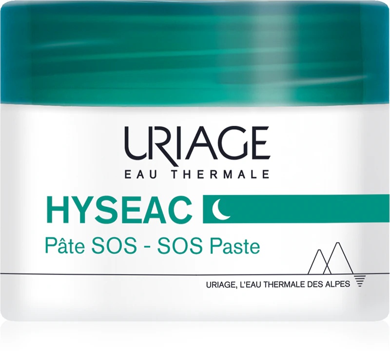 Uriage Hyseac SOS паста за ноћни третман бубуљица против несавршености коже склоне акнама