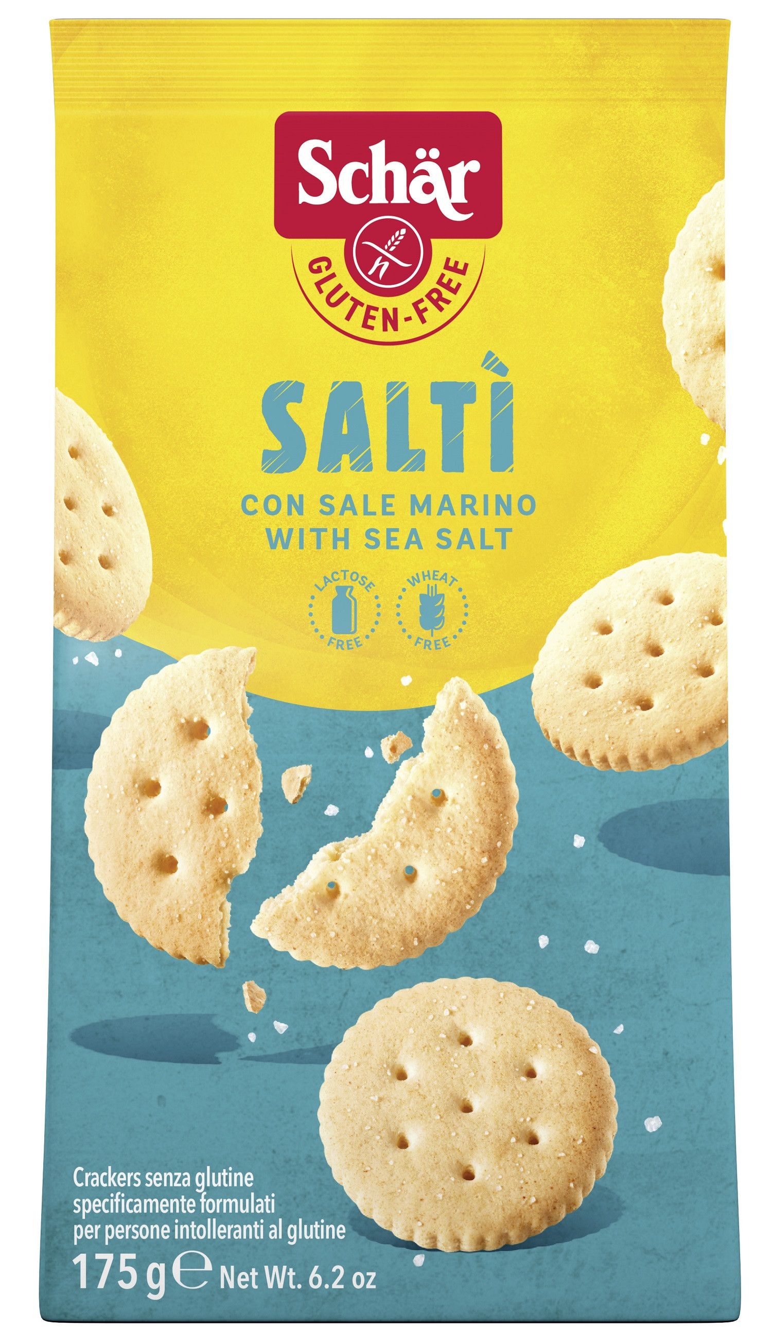 Salti krekeri od slane hrane bez glutena Za osobe s celijakijom / bez glutena