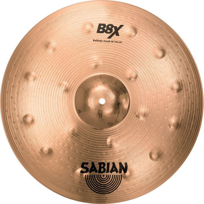 Sabian 18'' B8X Ballistic Crash 418BCX Cymbale Crash