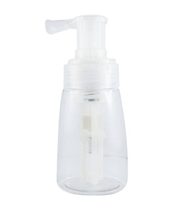 140ml lahvička s práškovým rozprašovačem