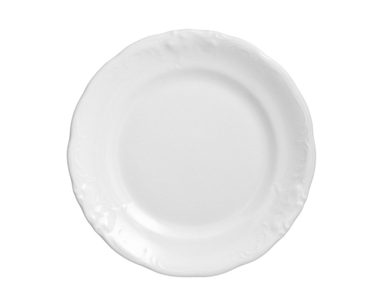 Talerz płytki 17 cm Fryderyka Biała C001