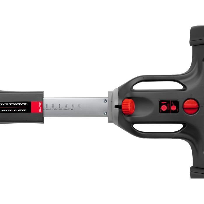 Aparelho de ginástica Elite Quick-Motion para mulheres em casa - Rolos removíveis - Freios magnéticos - Preto
