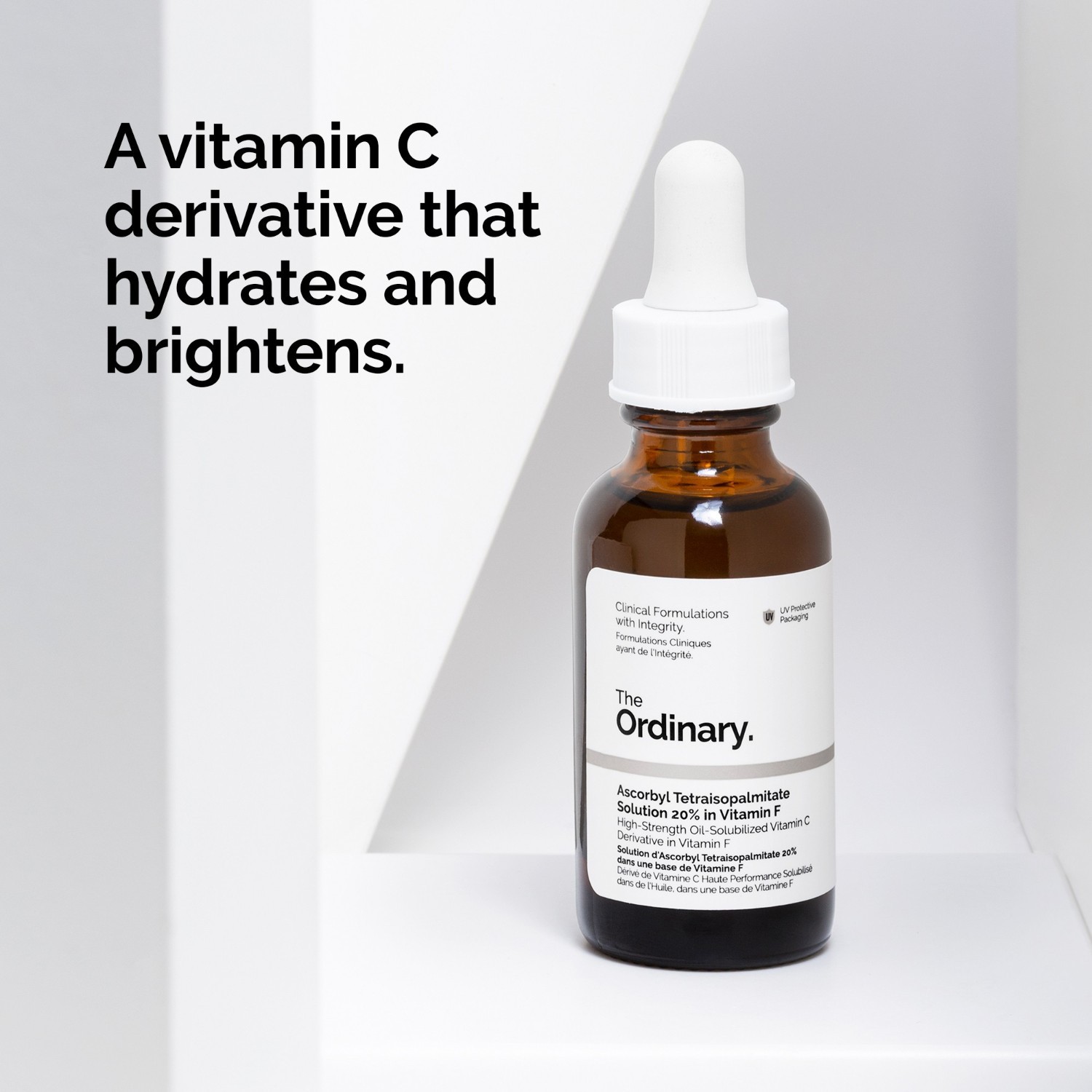 Običajni serum z vitaminom C Raztopina vitamina C askorbiltetraizopalmitata 20 % v vitaminu F - 30 ml