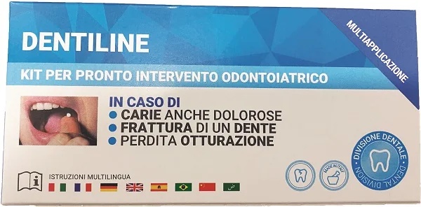 Pasta dentilina 2 g + líquido 1 g
