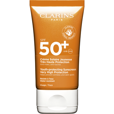 Clarins Dry Touch -kasvojen aurinkovoide SPF50 50 ml
