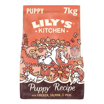 Lily's Kitchen Puppy Sucha karma dla szczeniąt – kurczak, łosoś i groszek