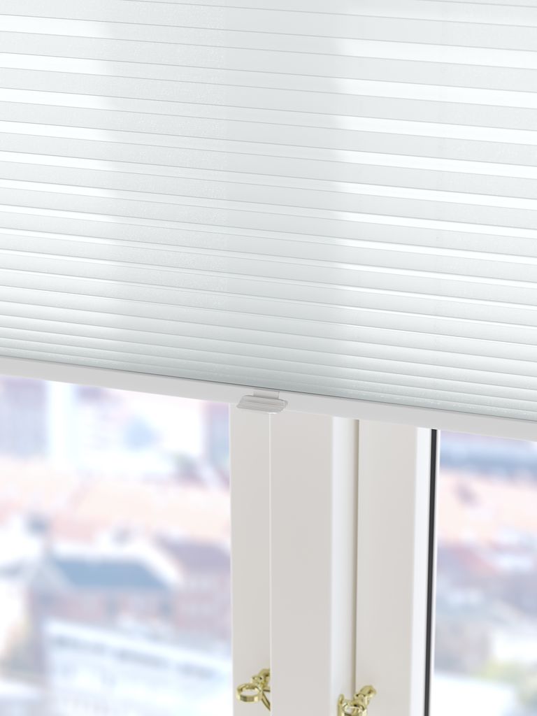 HOVDEN Plise rolete HOVDEN 80x160cm bijele bežične