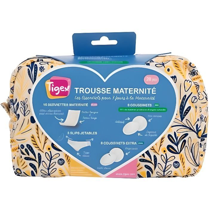 TIGEX Trousse de maternité - Les essentiels pour 3 jours