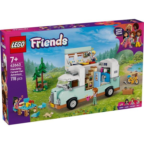 LEGO Friends 42663 Pustolovščina s prijatelji v kampu