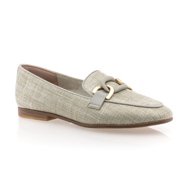Grüne Damen-Loafer/Bootsschuhe