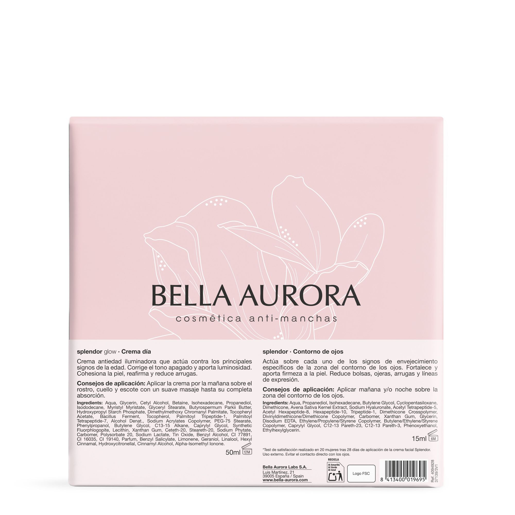 Splendor Glow paket za konture očiju Kozmetički setovi