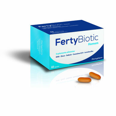 FertyBiotic Ανδρικό Συμπλήρωμα Διατροφής DHA Αναπαραγωγική Ικανότητα 60 κάψουλες 60 κάψουλες