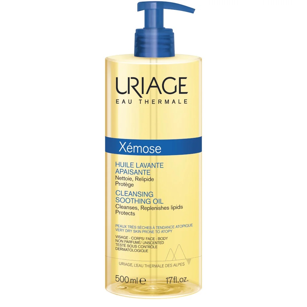 URIAGE Uriage Xèmose rahustav puhastusõli dušiks ja vanniks 500 ml väga kuivale nahale