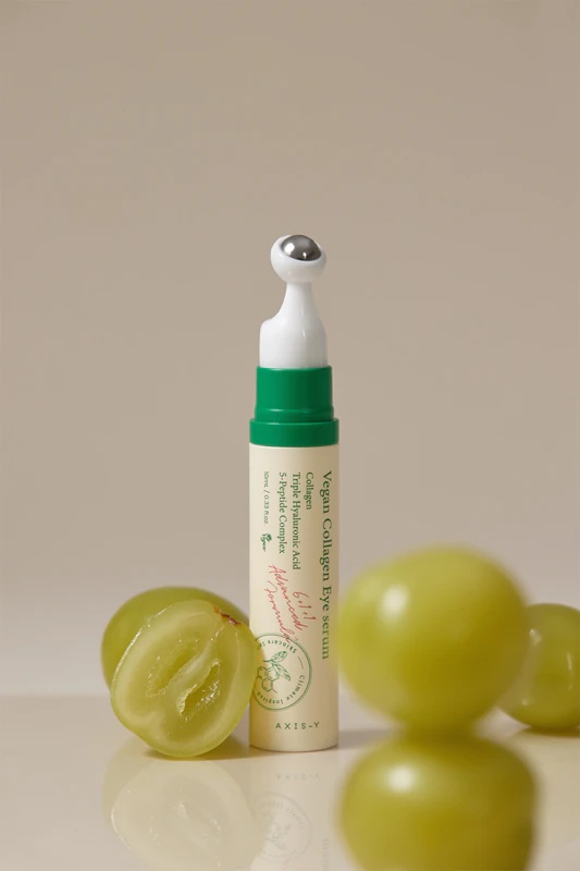 AXIS-Y 6+1+1 Advanced Formula Vegan Collagen akių serumas su kolagenu nuo patinimo ir raukšlių.