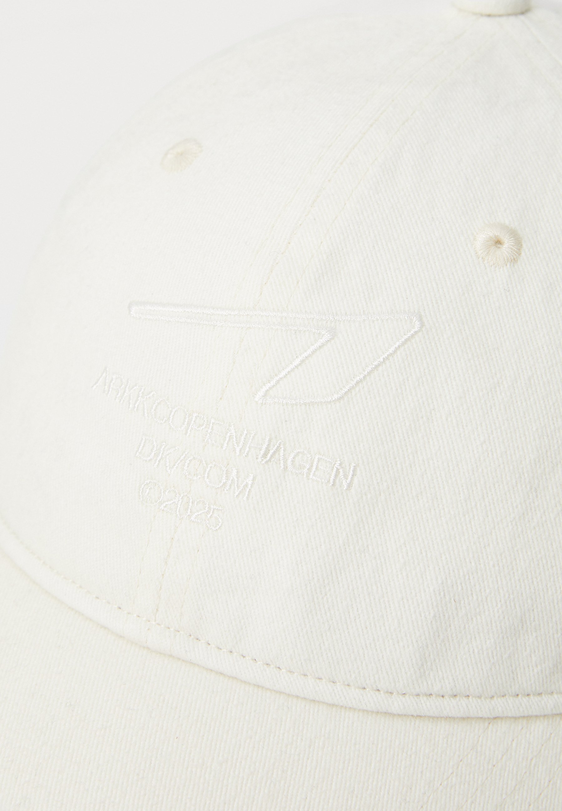 Boné ARKK Copenhagen WASHED UNISSEX - Branco-creme