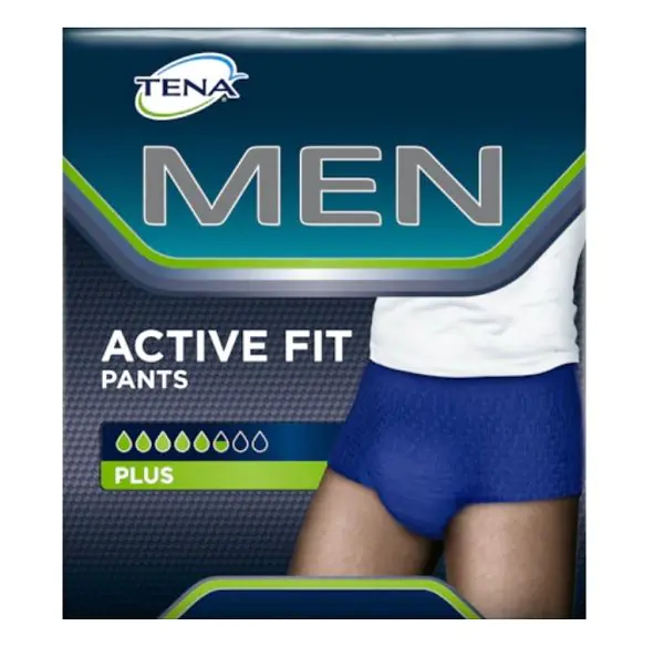 Tena Men Active Fit Pants Plus, Majtki chłonne dla mężczyzn, Large