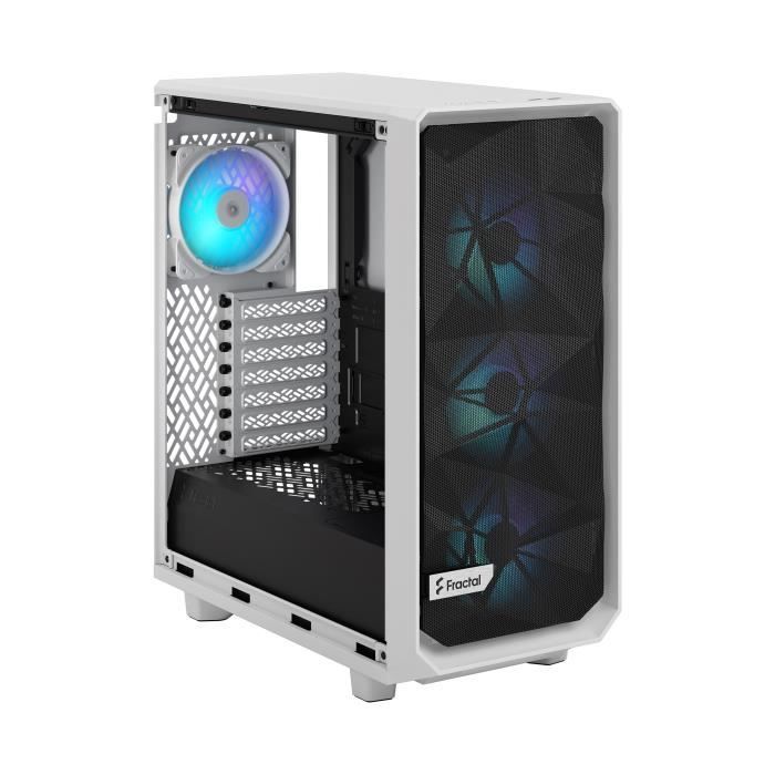 Gabinete para PC ATX FRACTAL DESIGN Meshify 2 Compact RGB Branco TG Clear Tint