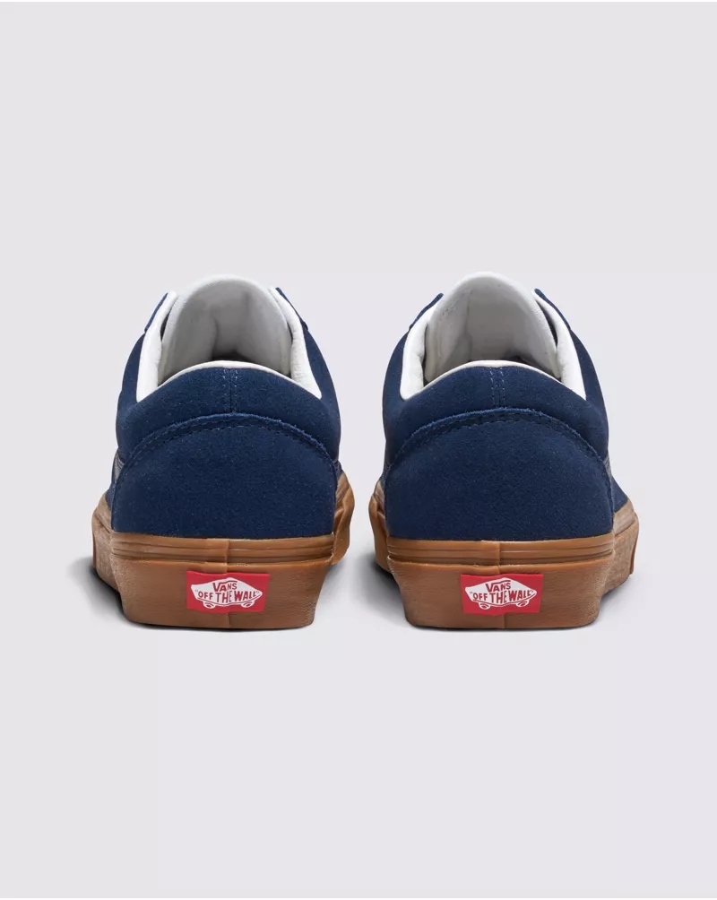 Customs Elevated Dress Blues Suede Gum Sole Old Skool Shoe