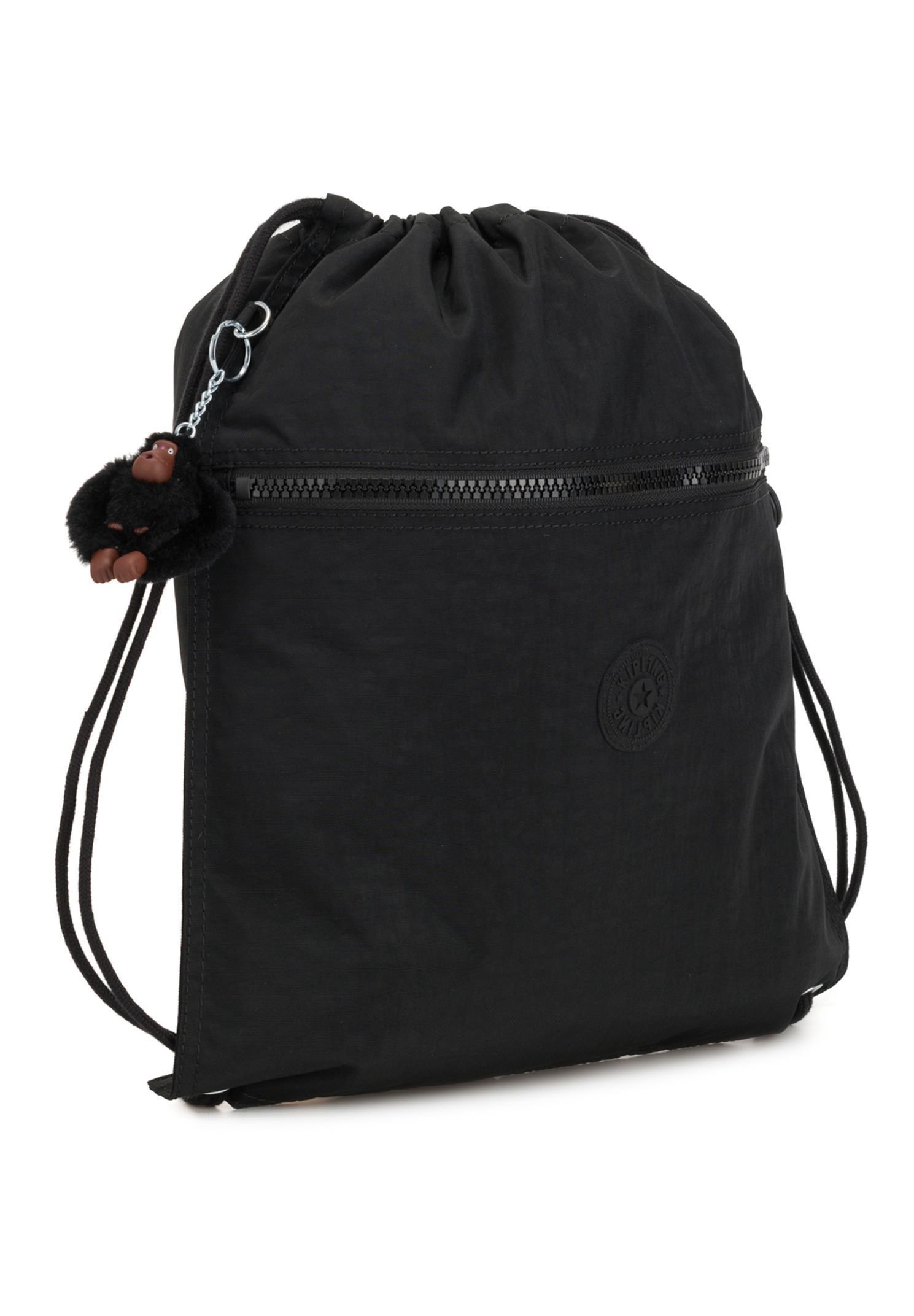 Kipling SUPERTABOO - Sporttas met trekkoord - echt zwart