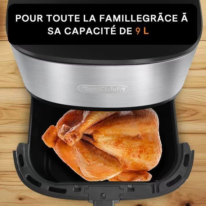 Friteuse à air - KOTICIDSIN - KotiCidsin - 2000 W - 9 L - Écran Tactile LED