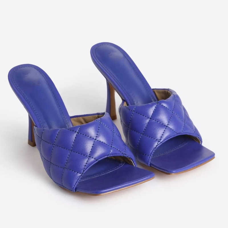 Sandales d'été à talons hauts pour femmes, pointures 35 à 42, bout ouvert