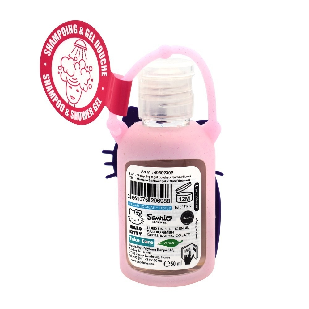 Take Care Gel douche 2 en 1 : corps & cheveux 50 ml Hello Kitty