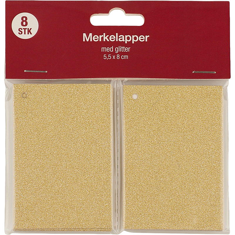Hjem Gavemærke 8-pak glitter