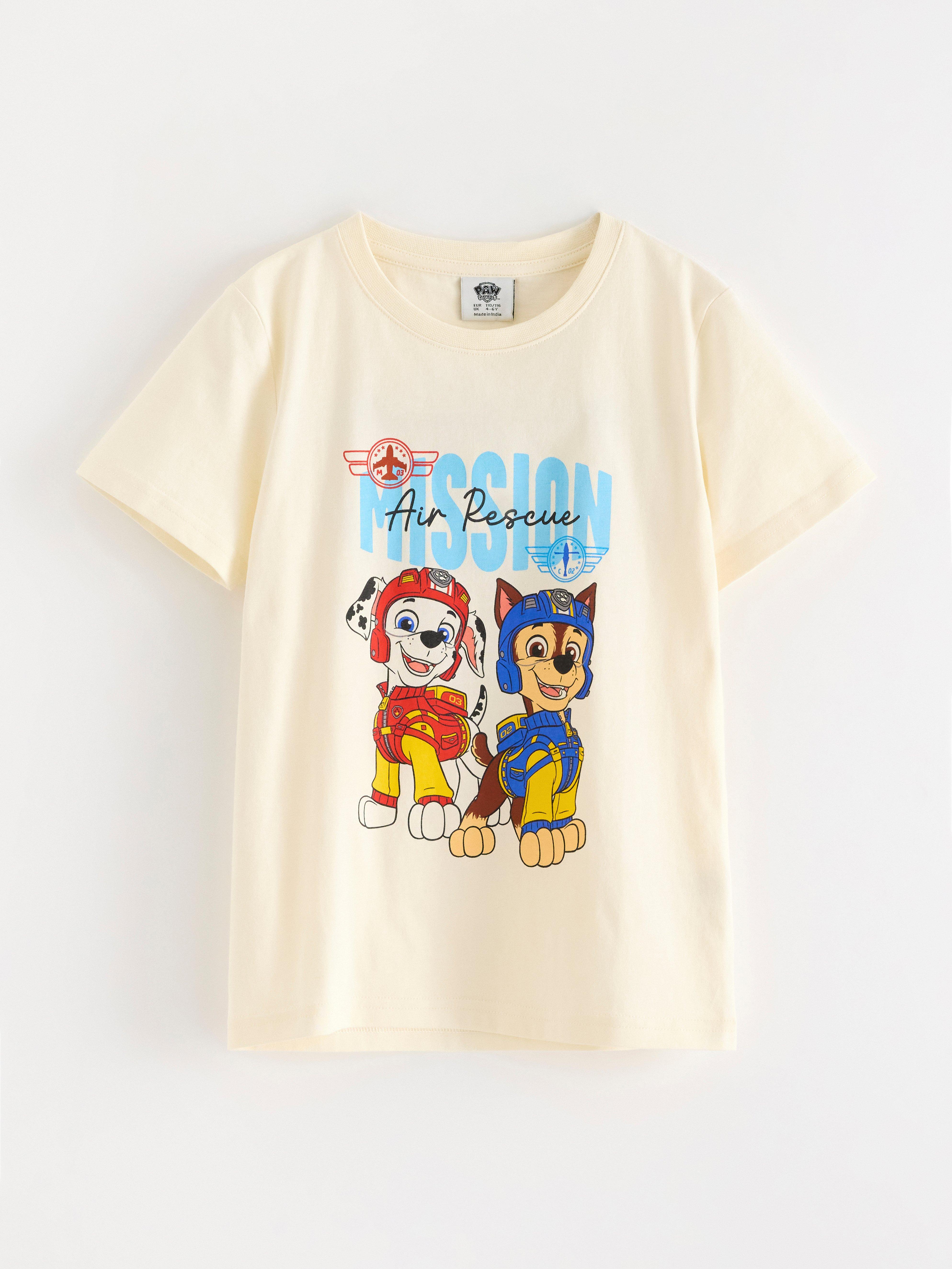 Paw Patrol t-skjorte hvit