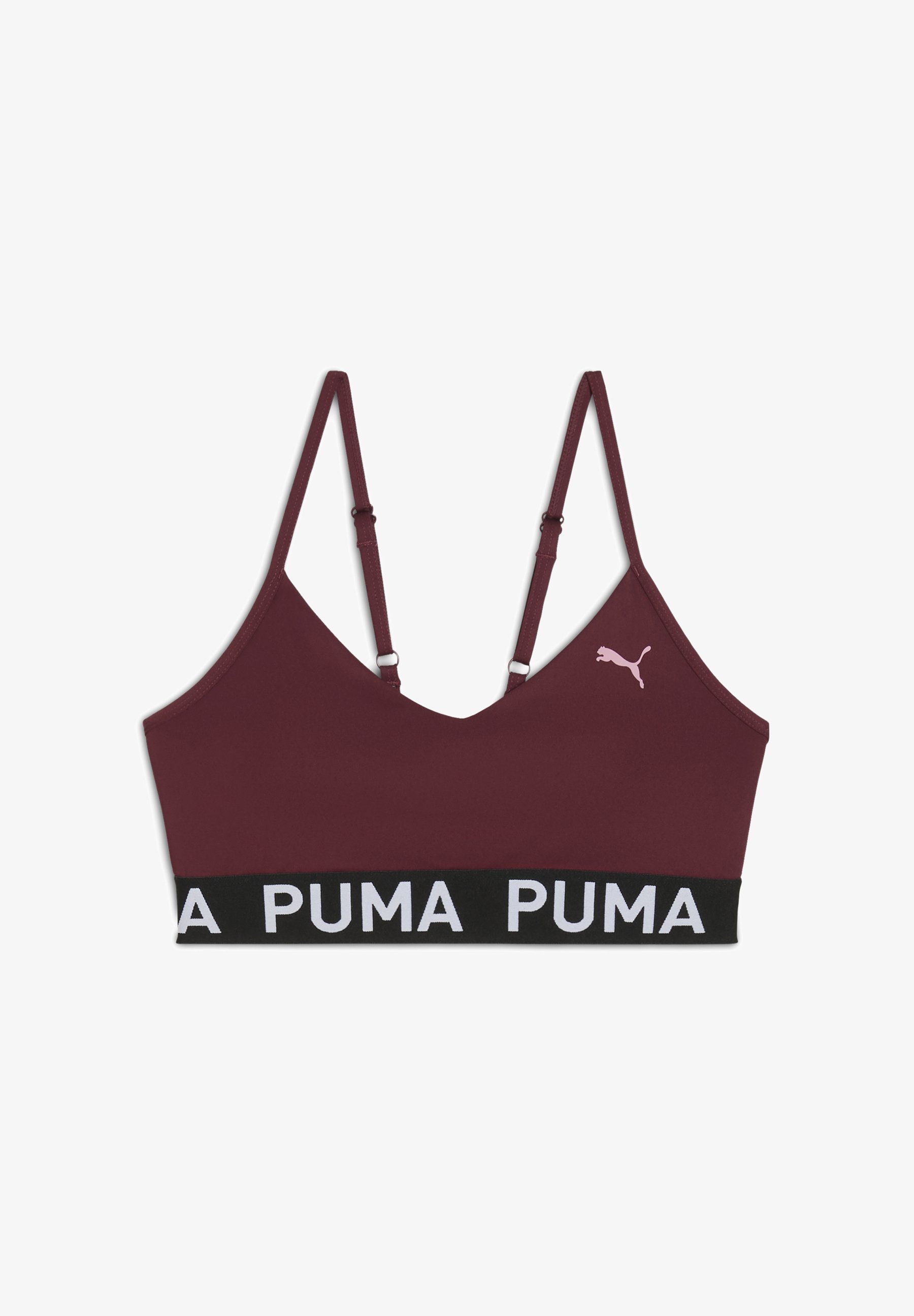 Puma Light support sportbeha - robijnrode glans