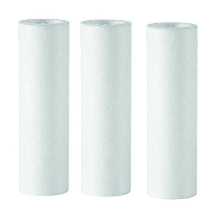 3 Cartouches filtrante extrudée pour traitement de l'eau anti-boues - 25 µm - jardiboutique