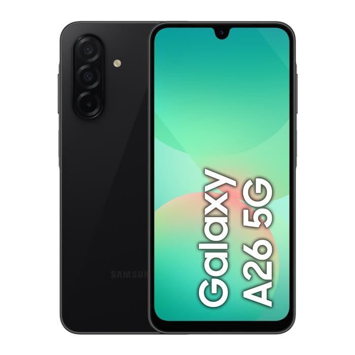 Smartphone Samsung Galaxy A26 5G 128 GB Preto - Versão Francesa