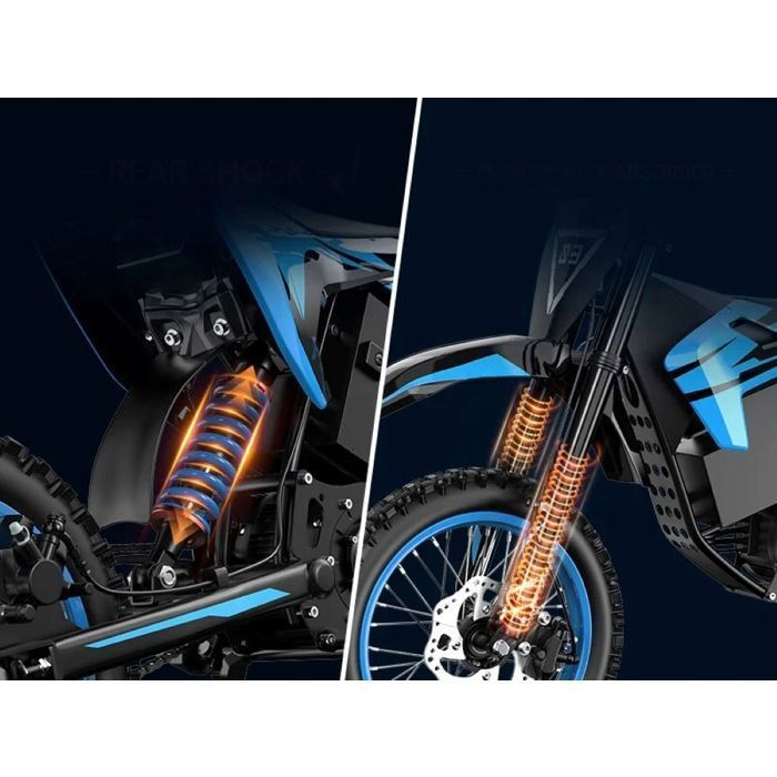 ZAWES S3 - Moto électrique - Moteur 5000w - Batterie 60V 23.4Ah - Autonomie 70KM - Max70KM/H