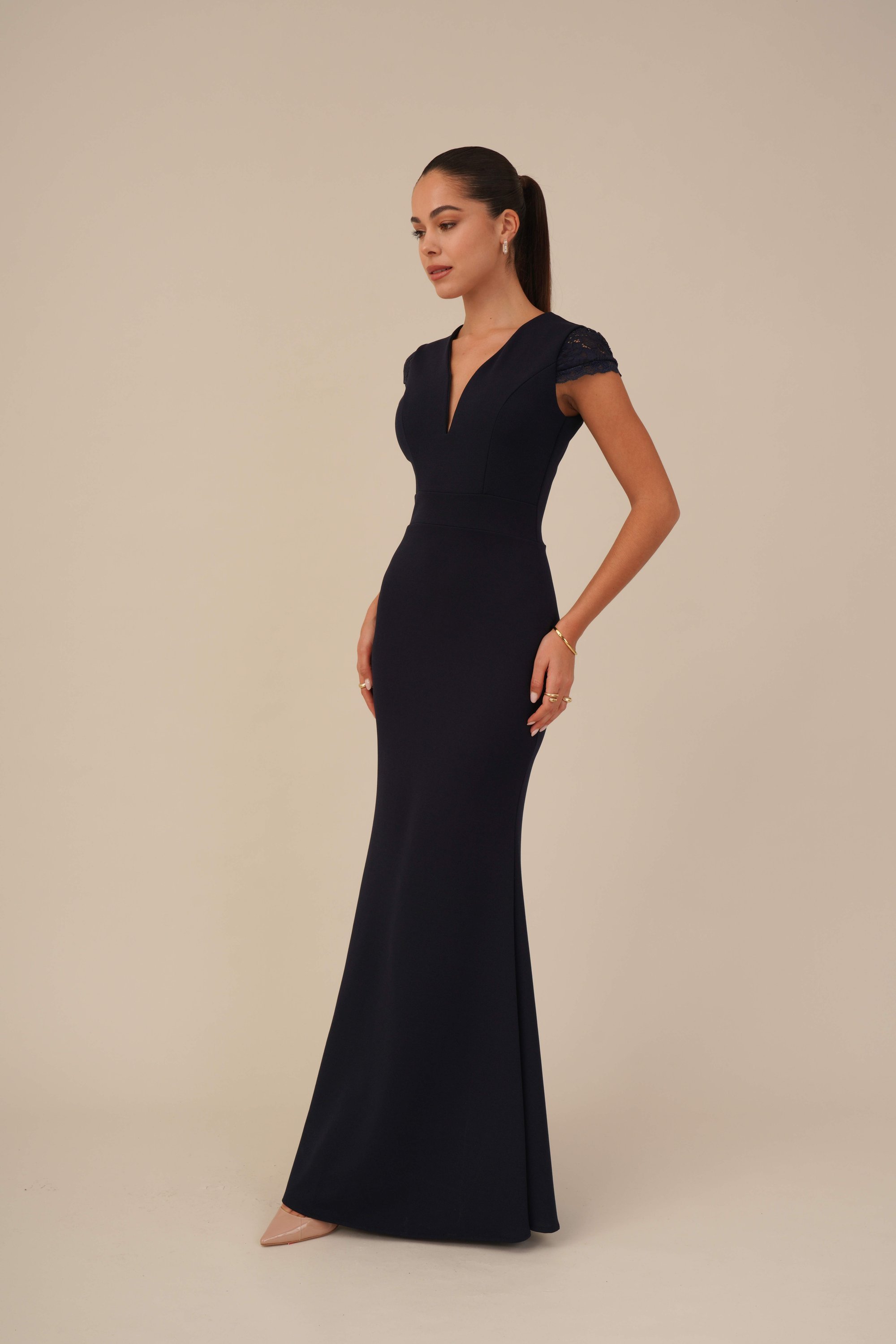 WAL G. SAMMY MAXI DRESS - Occasion wear - navy blue