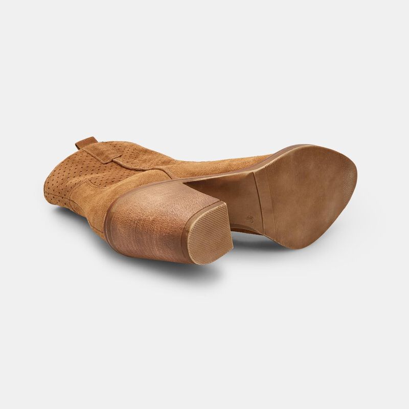 BATA ženske čizme za gležanj od antilopa