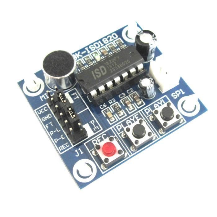 SKYNET - ISD1820-module met geluidsopname en luidspreker voor Arduino en Raspberry Pi