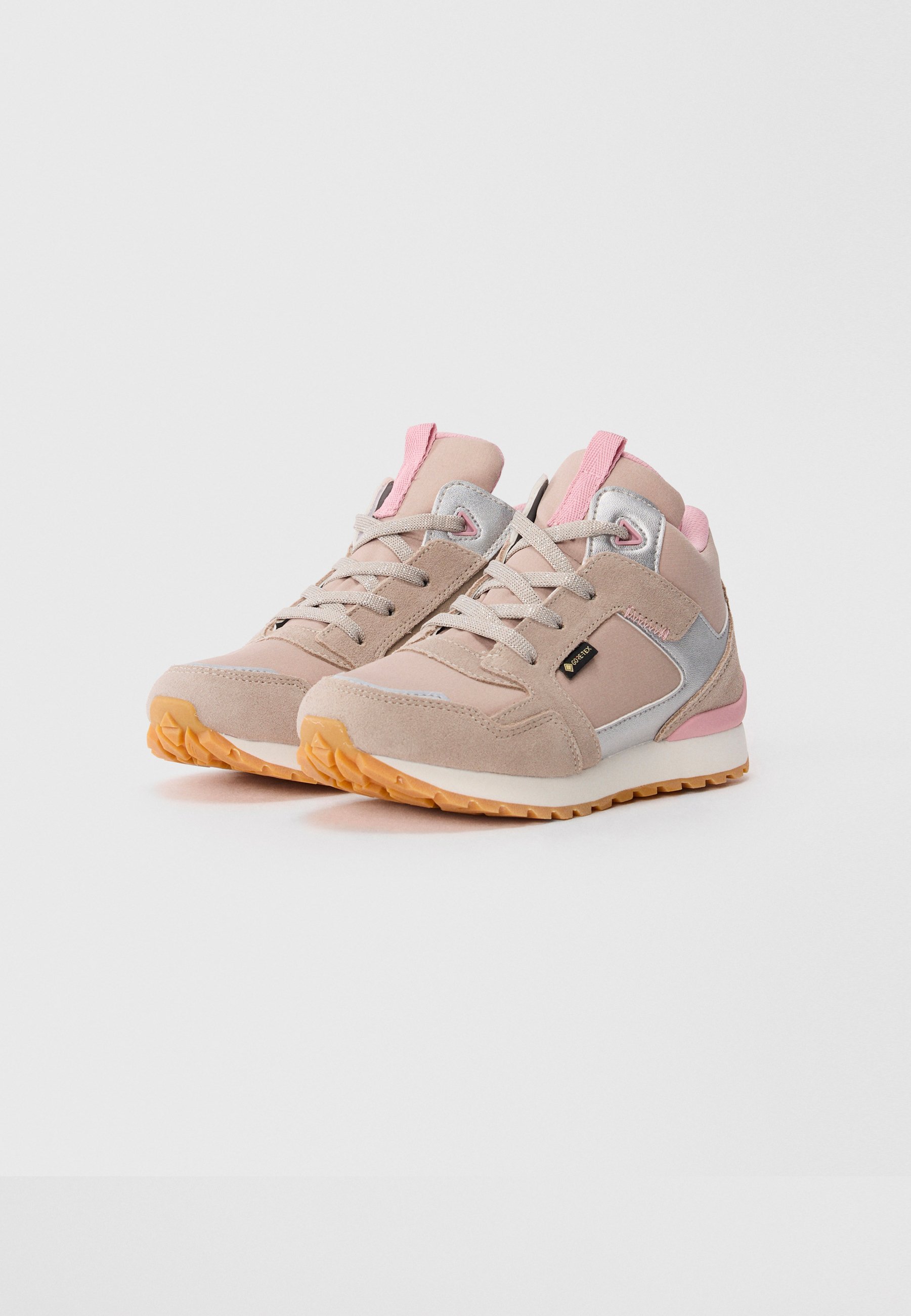 Superfit DASH - Hoge sneakers - beige/roze