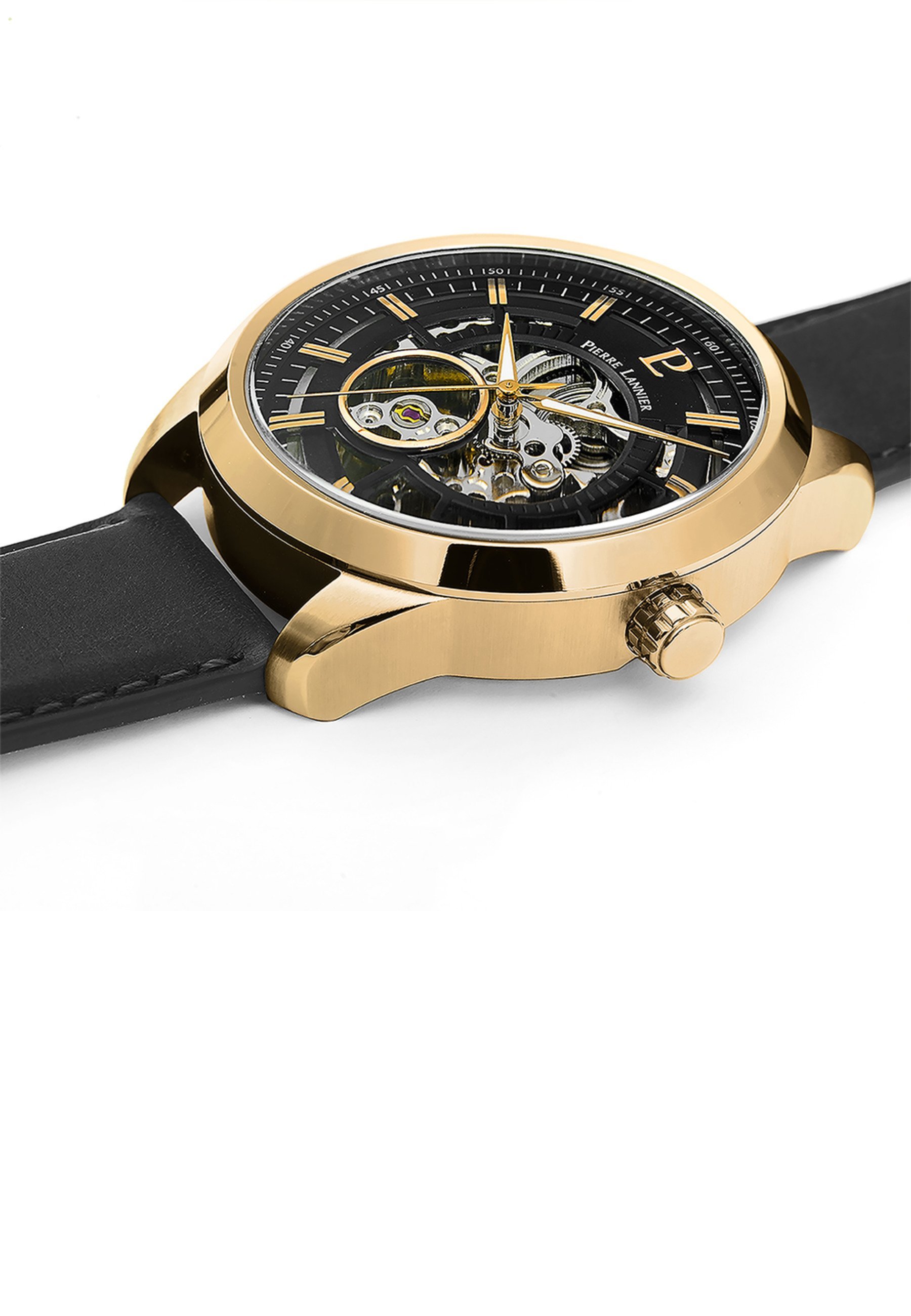Pierre Lannier AUTOMATIQUE - Montre - noir et doré